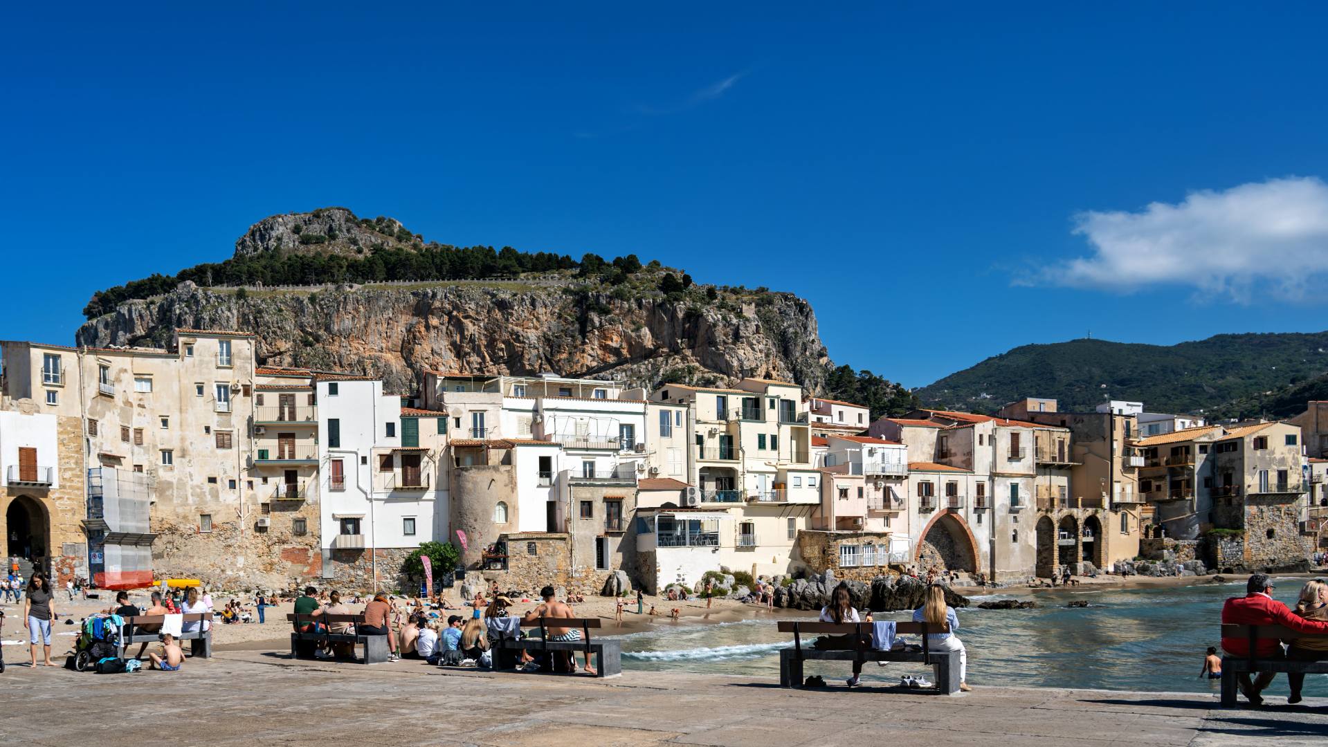Stadtstrand Spiaggia del Porto Vecchio